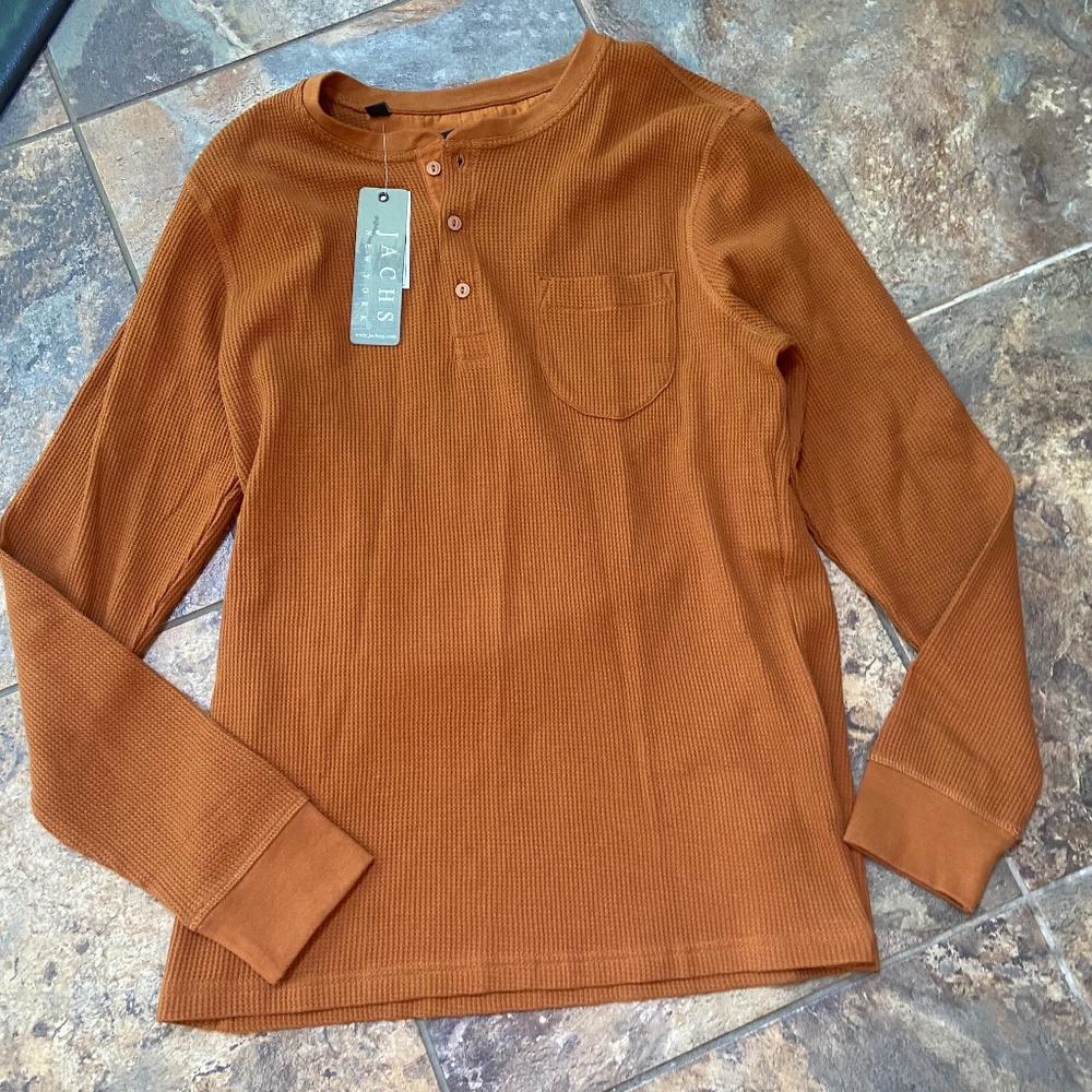 Jachs Tribeca, New York  glazed ginger one pocket thermal, NWT